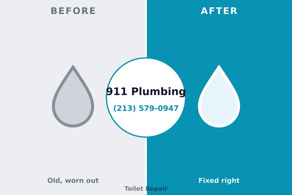 Before and after: plumbing repair Lorena, TX
